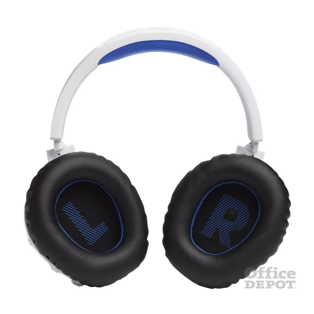 JBL Quantum 360 vezeték nélküli fehér/kék gamer headset