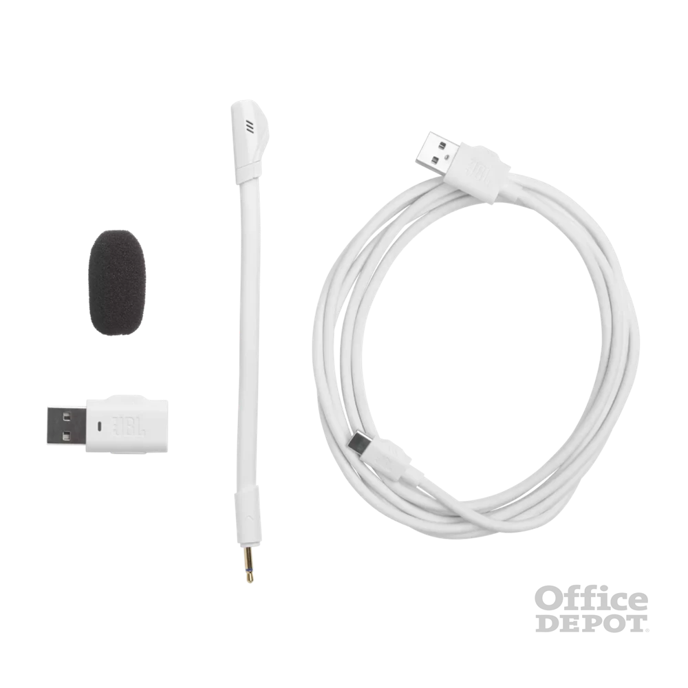 JBL Quantum 360 vezeték nélküli fehér/kék gamer headset