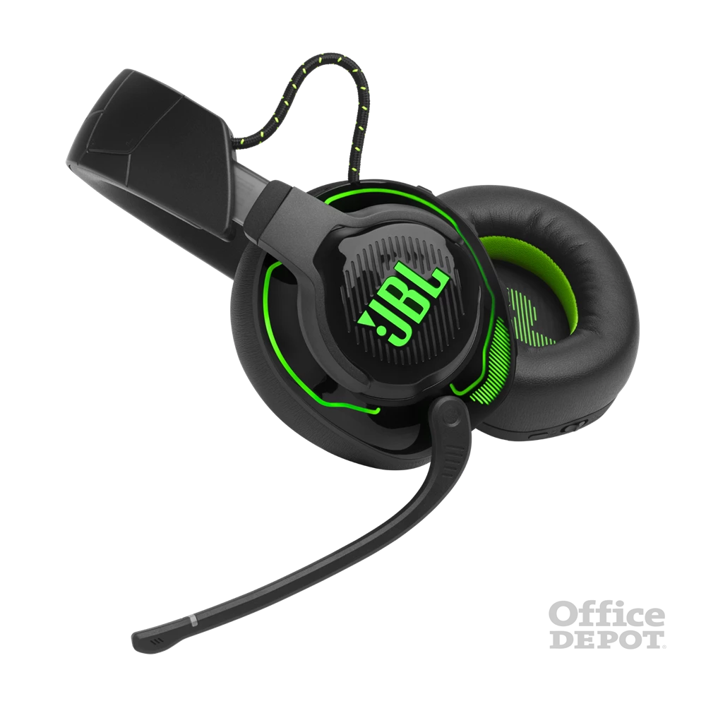 JBL Quantum X 910 WL vezeték nélküli fekete-zöld gamer headset