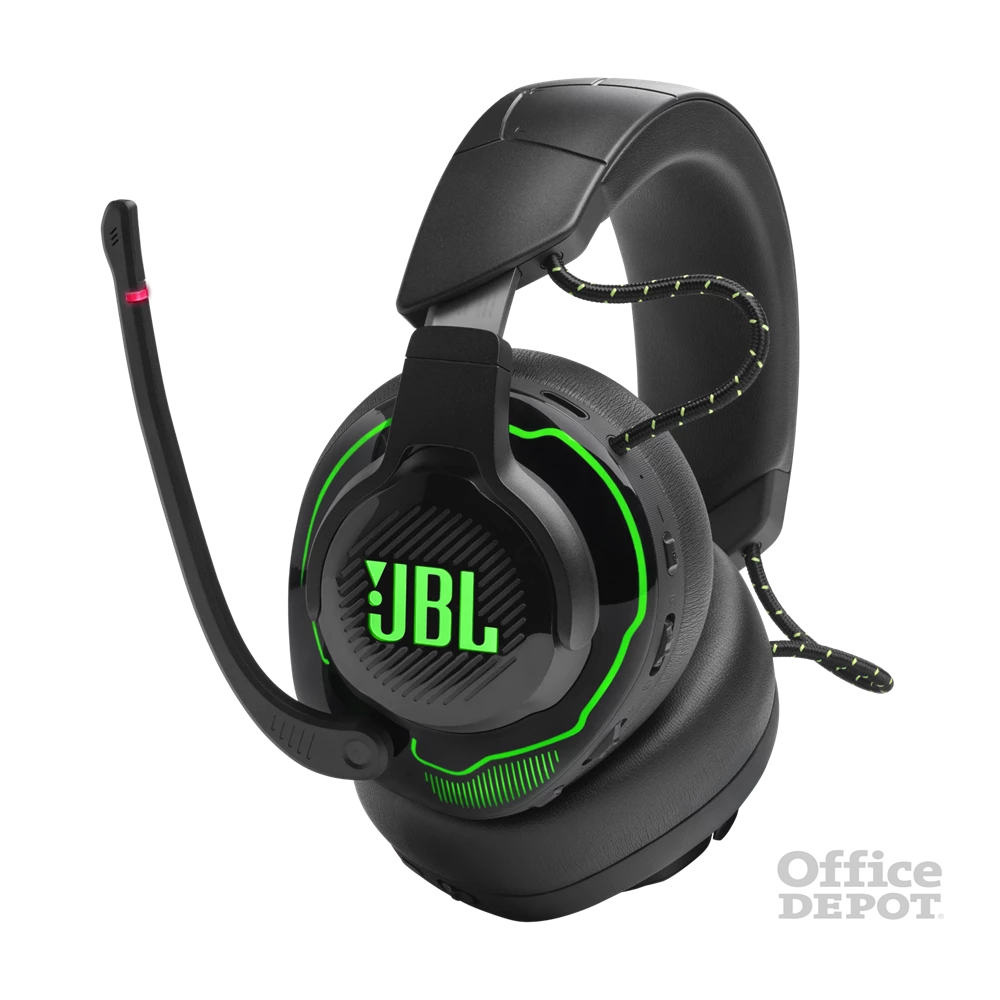 JBL Quantum X 910 WL vezeték nélküli fekete-zöld gamer headset