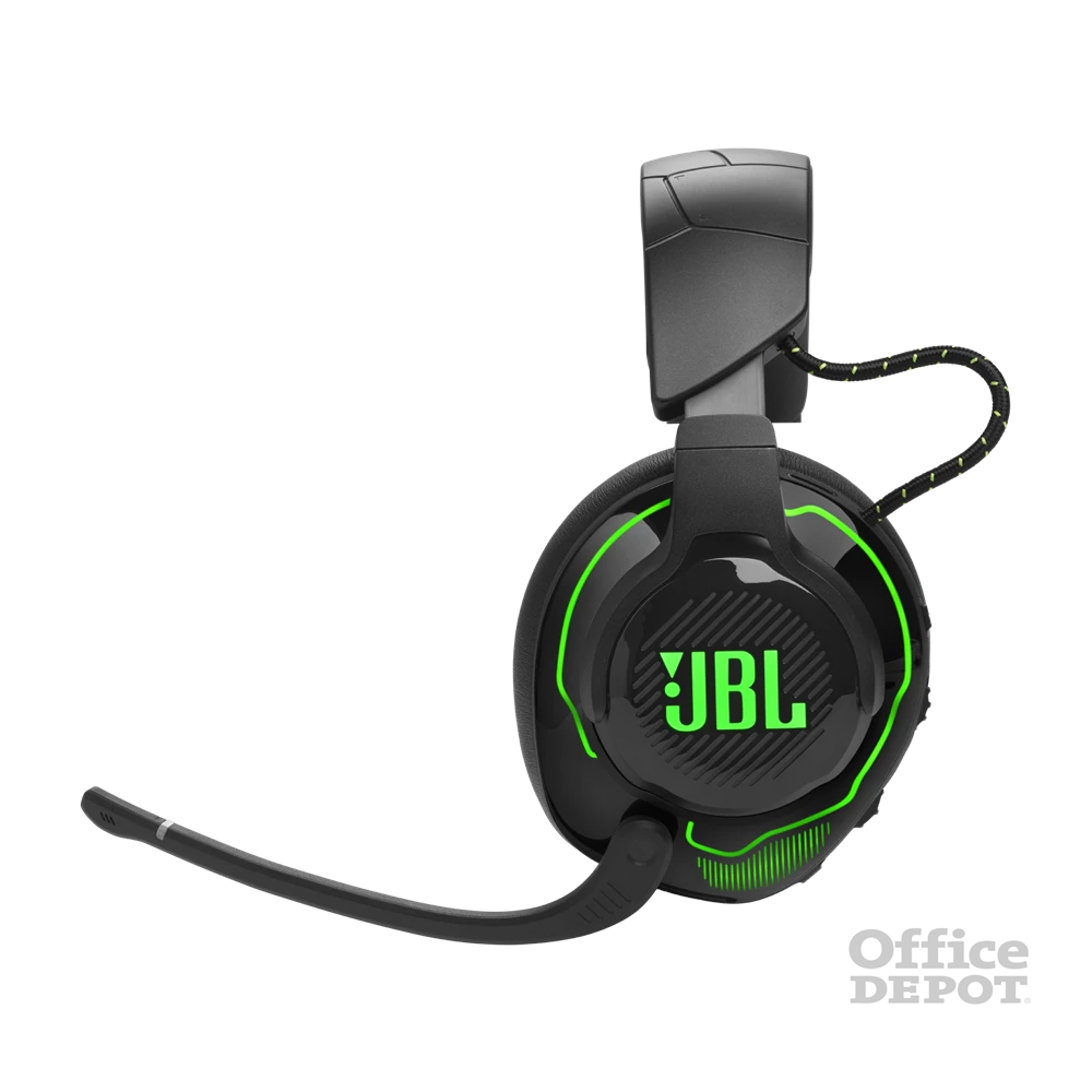 JBL Quantum X 910 WL vezeték nélküli fekete-zöld gamer headset