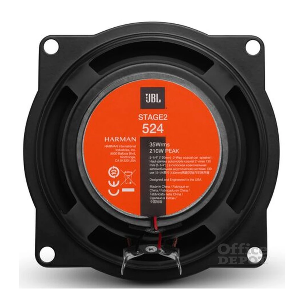 JBL STAGE2 524 13cm-es 2 utas koaxiális hangszóró
