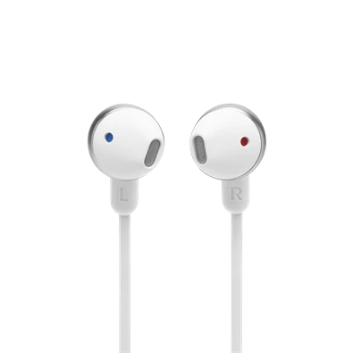 JBL T215BTWHT Bluetooth nyakpántos fehér fülhallgató JBL T215BTWHT Bluetooth nyakpántos fehér fülhallgató