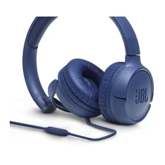 JBL T500BLU mikrofonos kék fejhallgató JBL T500BLU mikrofonos kék fejhallgató