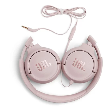 JBL T500PIK mikrofonos rózsaszín fejhallgató JBL T500PIK mikrofonos rózsaszín fejhallgató