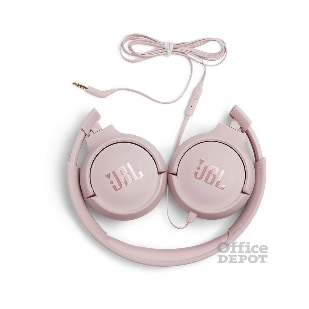 JBL T500PIK mikrofonos rózsaszín fejhallgató