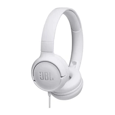 JBL T500WHT mikrofonos fehér fejhallgató JBL T500WHT mikrofonos fehér fejhallgató