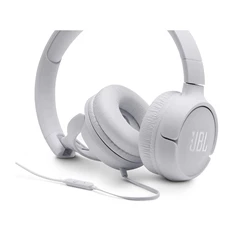 JBL T500WHT mikrofonos fehér fejhallgató JBL T500WHT mikrofonos fehér fejhallgató