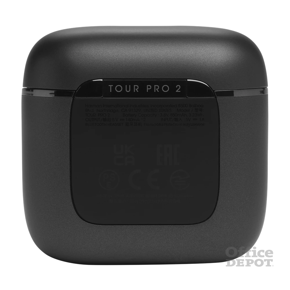 JBL Tour Pro2 True Wireless Bluetooth fekete zajszűrős fülhallgató