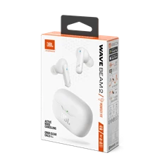 JBL Wave Beam 2 True Wireless Bluetooth aktív zajszűrős fehér fülhallgató