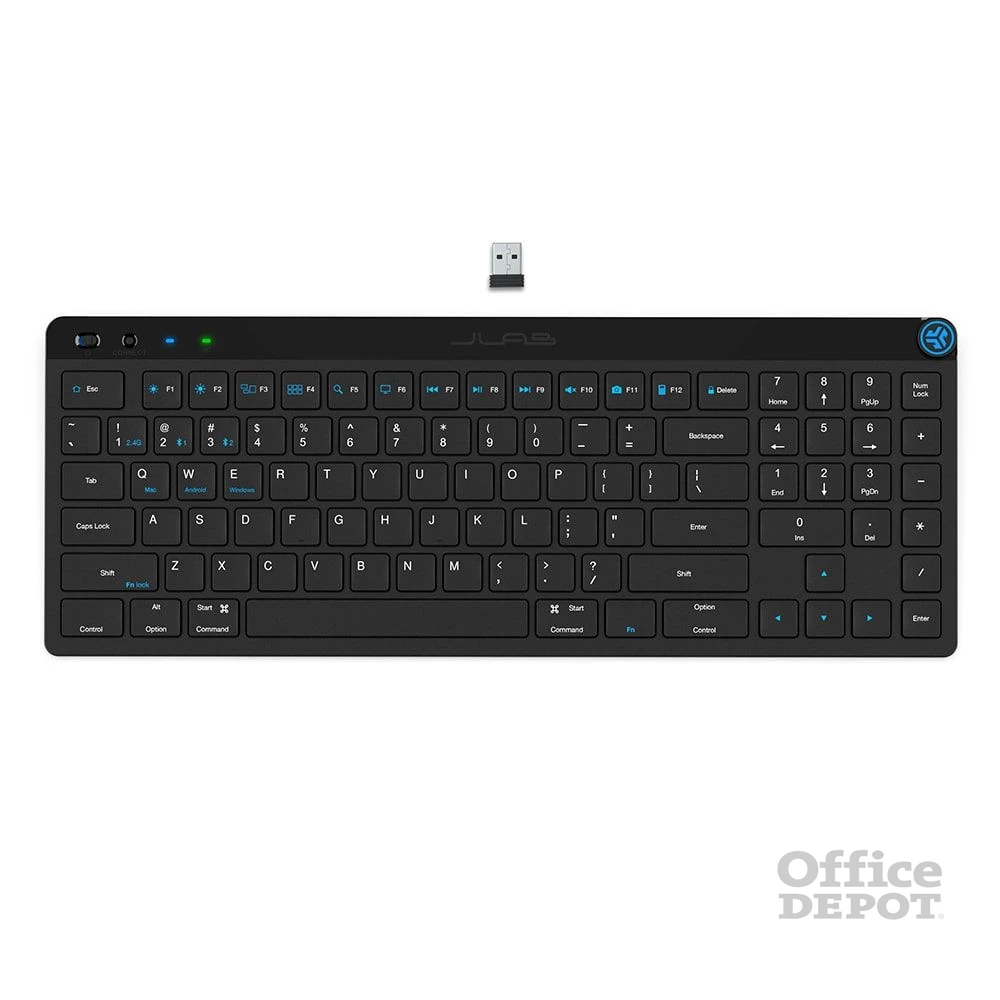 JLab JBuds US fekete vezeték nélküli billentyűzet
