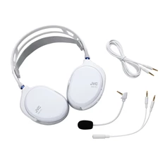 JVC GG-01HQ fehér vezetékes gamer headset JVC GG-01HQ fehér vezetékes gamer headset