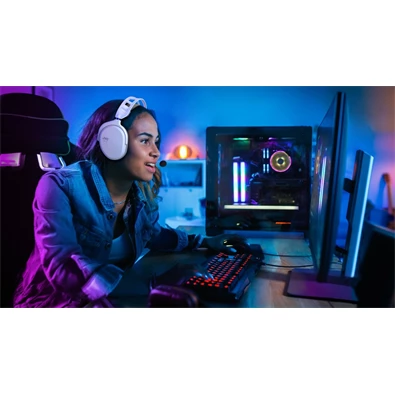 JVC GG-01HQ fehér vezetékes gamer headset JVC GG-01HQ fehér vezetékes gamer headset