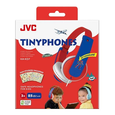 JVC HA-KD7-R vezetékes piros gyermek fejhallgató JVC HA-KD7-R vezetékes piros gyermek fejhallgató