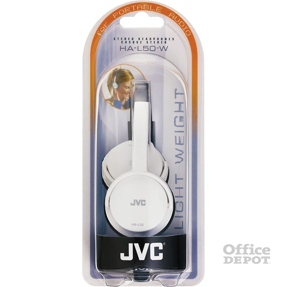 JVC HA-L50W fehér fejhallgató