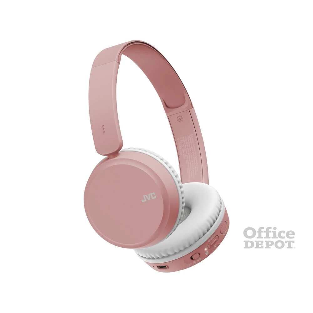JVC HA-S36W-P-U púder rózsaszín Bluetooth fejhallgató