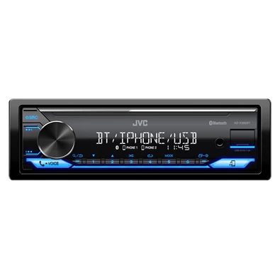 JVC KD-X382BT Bluetooth/USB/AUX mechanika nélküli autóhifi fejegység JVC KD-X382BT Bluetooth/USB/AUX mechanika nélküli autóhifi fejegység
