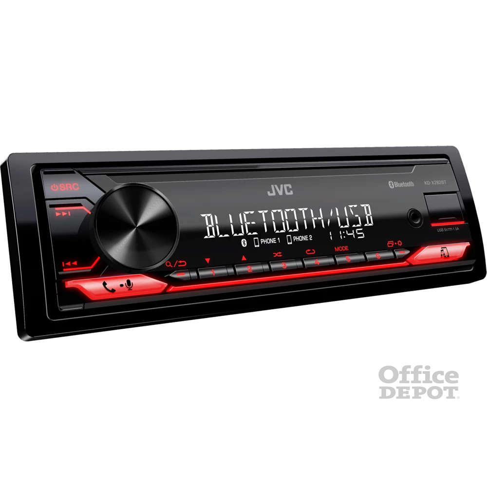 JVC KD-X282BT Bluetooth/USB/AUX mechanika nélküli autóhifi fejegység