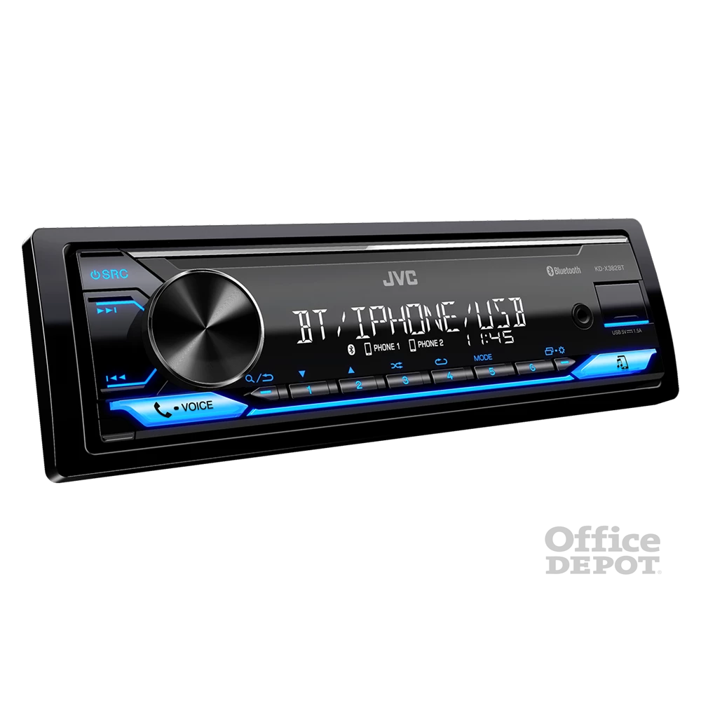 JVC KD-X382BT Bluetooth/USB/AUX mechanika nélküli autóhifi fejegység