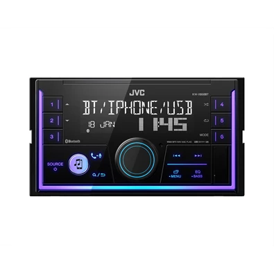 JVC KW-X850BT 2DIN Bluetooth/USB/AUX mechanika nélküli autóhifi fejegység JVC KW-X850BT 2DIN Bluetooth/USB/AUX mechanika nélküli autóhifi fejegység