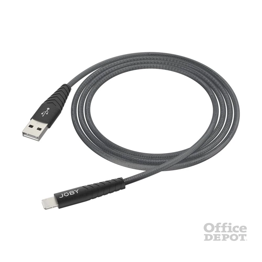 Joby JB01816-BWW 1,2m Lightning fekete adat- és töltőkábel