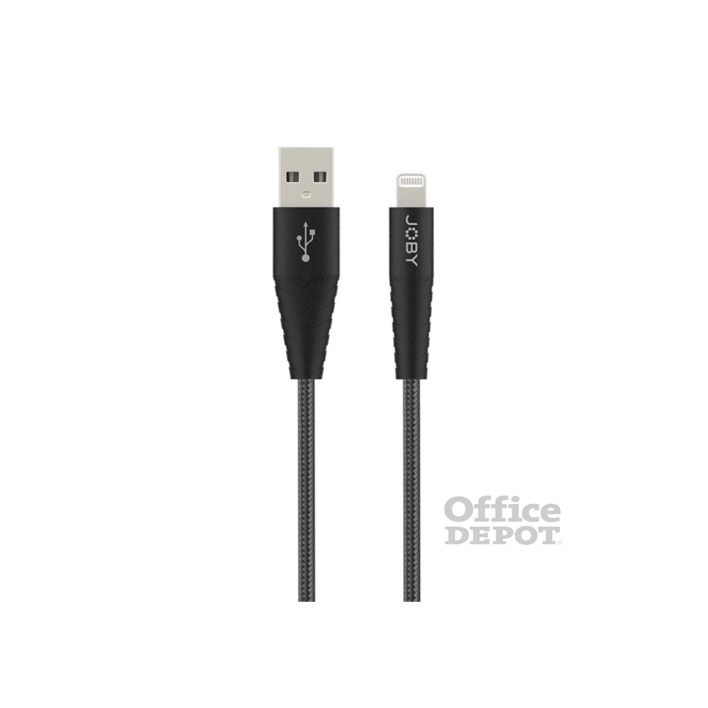Joby JB01816-BWW 1,2m Lightning fekete adat- és töltőkábel