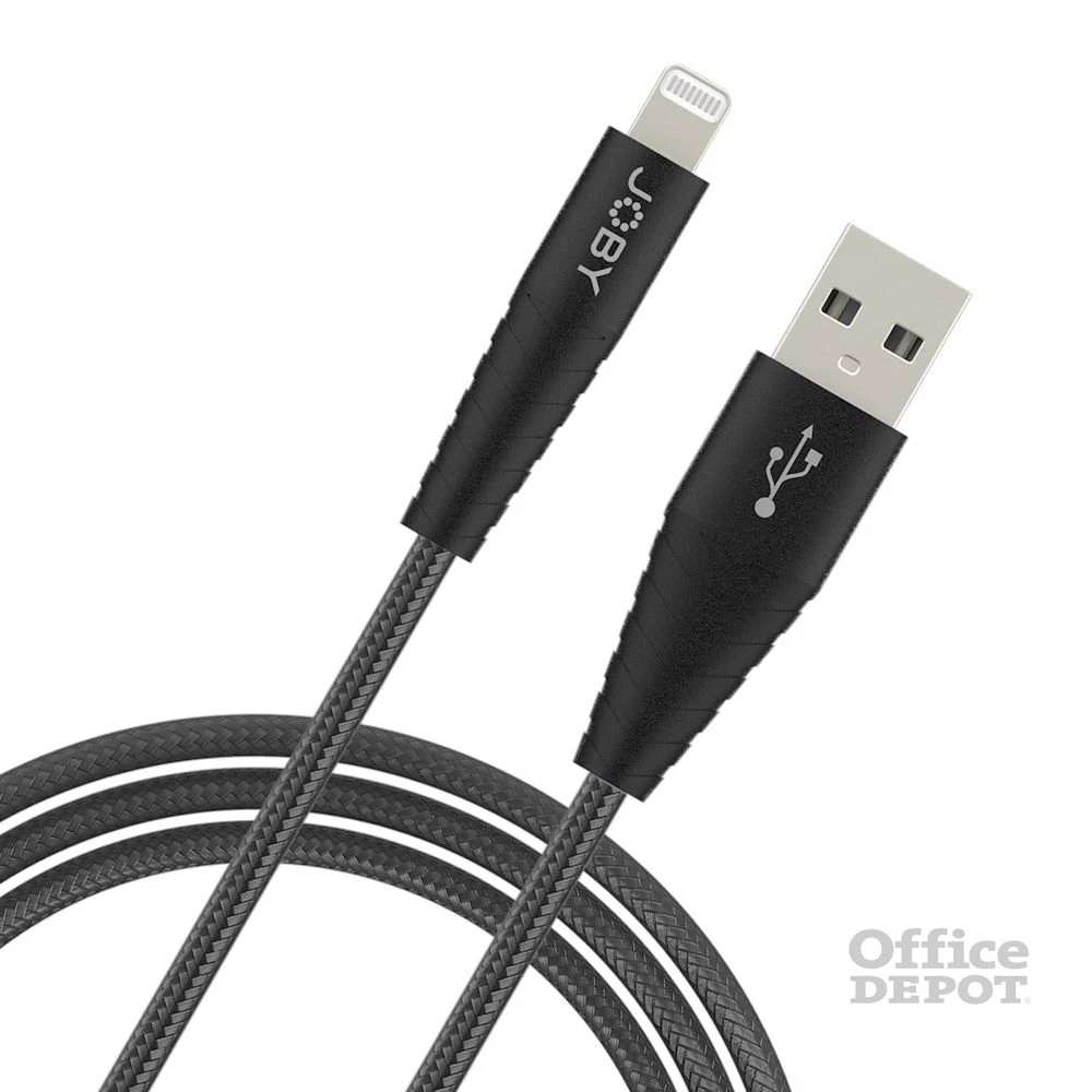 Joby JB01816-BWW 1,2m Lightning fekete adat- és töltőkábel