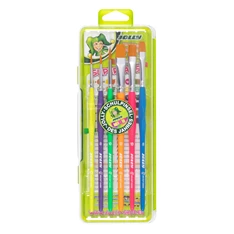 Jolly Neon 6 darabos ergonómikus fogós ecsetkészlet