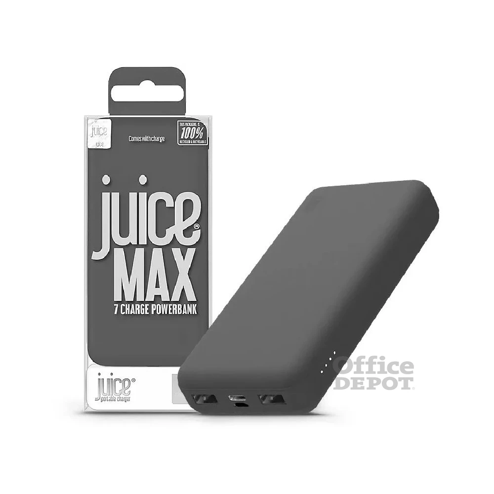 Juice JUI-PBANK-MAX-20000MA-ECO-GRY MAX 20000mAh 20W szürke powerbank