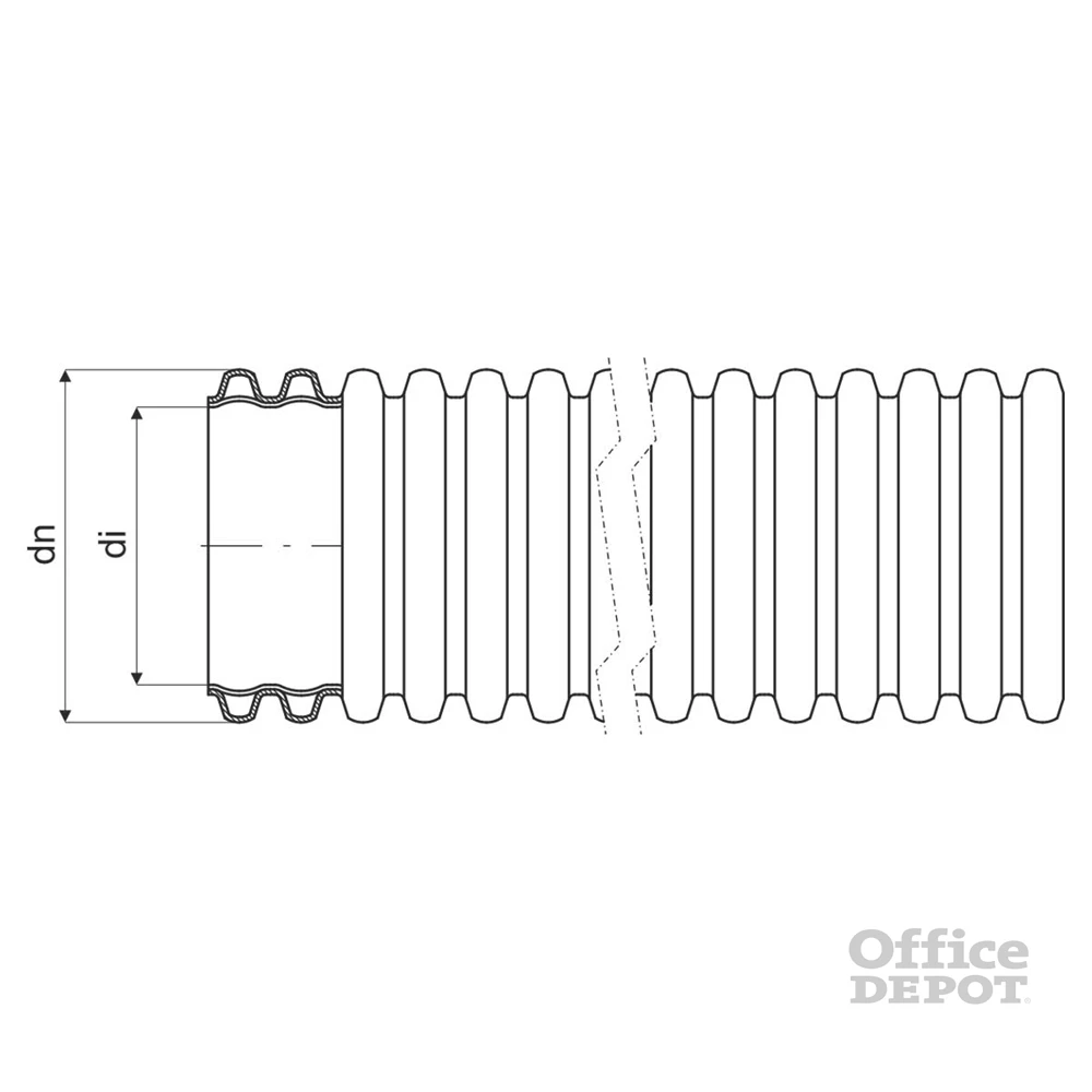 KOPOS KOPOFLEX KF 09040 BA 40 mm  50m hajlékony kétköpenyű cső