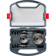KWB 49499176 STANDARD TCT HOLLOW CORE DRILL SET koronafúrók készlet KWB 49499176 STANDARD TCT HOLLOW CORE DRILL SET koronafúrók készlet