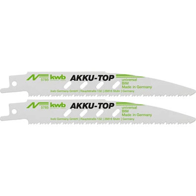 KWB 49578500 PREMIUM Bi-metal AKKU TOP ENERGY SAVING 23% db fog távolság: 2,5-1,8 mm 150/130 mm orrfűrészlap KWB 49578500 PREMIUM Bi-metal AKKU TOP ENERGY SAVING 23% db fog távolság: 2,5-1,8 mm 150/130 mm orrfűrészlap