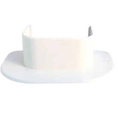 Kábelcsatorna peremes fali csatlakozó idom 90 mm x 65 mm 