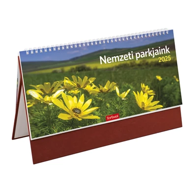 Kalendart 2025 T054 Nemzeti park álló bordó asztali naptár Kalendart 2025 T054 Nemzeti park álló bordó asztali naptár