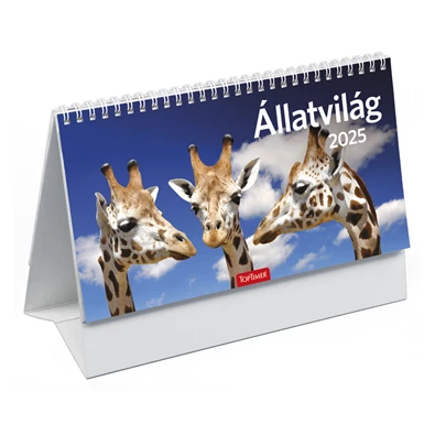 Kalendart 2025 T058 Állatvilág álló asztali naptár Kalendart 2025 T058 Állatvilág álló asztali naptár