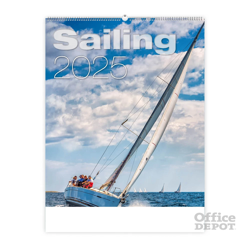 Kalendart 2025 T091 Sailing falinaptár