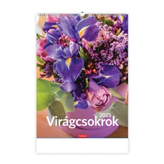 Kalendart 2025 T093 Virágcsokrok falinaptár Kalendart 2025 T093 Virágcsokrok falinaptár