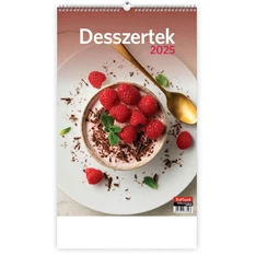 Kalendart 2025 T094 Desszertek falinaptár Kalendart 2025 T094 Desszertek falinaptár