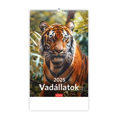 Kalendart 2025 T094 Vadállatok falinaptár Kalendart 2025 T094 Vadállatok falinaptár