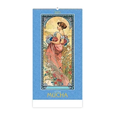 Kalendart 2025 T095 Alfons Mucha falinaptár Kalendart 2025 T095 Alfons Mucha falinaptár