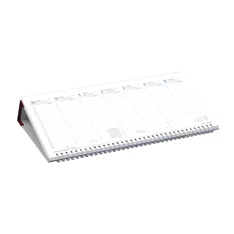 Kalendart 2026 T050 fekvő bordó asztali naptár