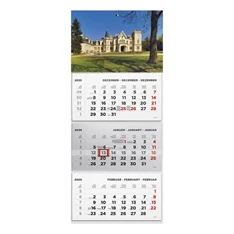 Kalendart 2026 T074 3 tömb Kastély speditőrnaptár