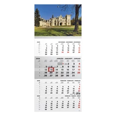 Kalendart 2026 T079 4 havi Kastély mintás speditőrnaptár Kalendart 2026 T079 4 havi Kastély mintás speditőrnaptár