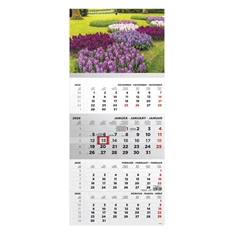 Kalendart 2026 T079 4 havi Kert mintás speditőrnaptár