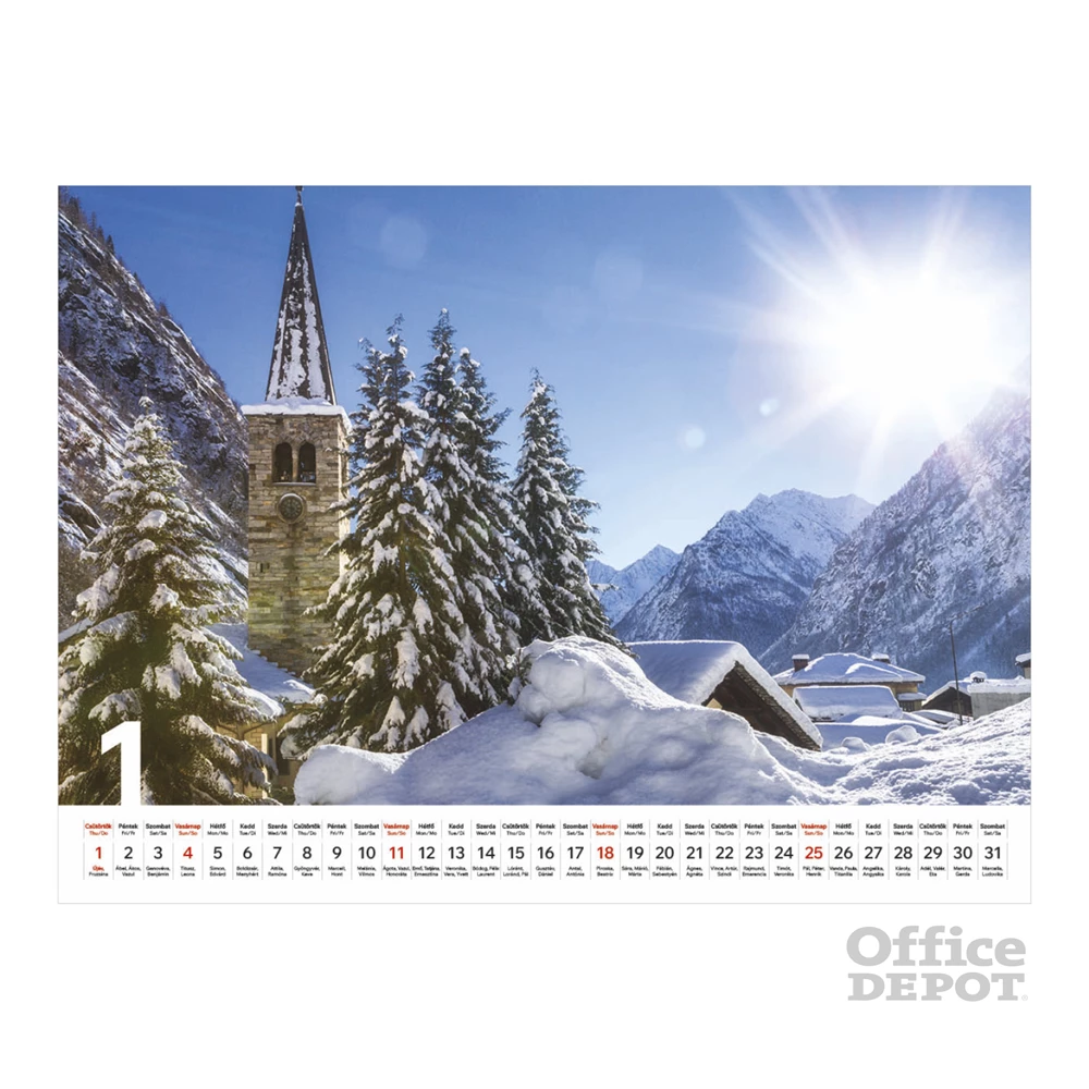 Kalendart 2026 T093 Csodálatos világ falinaptár