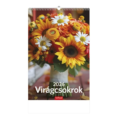 Kalendart 2026 T094 Virágcsokrok falinaptár