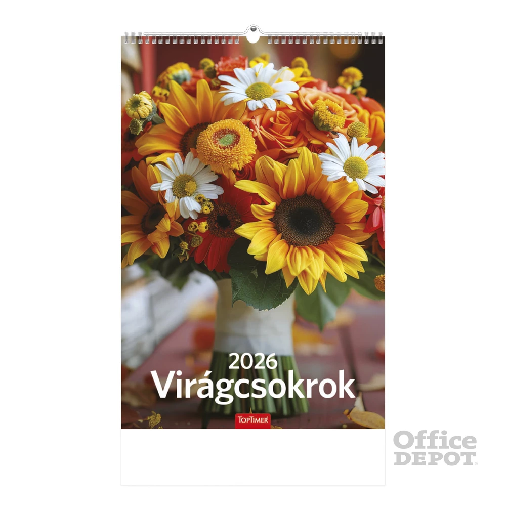 Kalendart 2026 T094 Virágcsokrok falinaptár