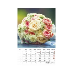 Kalendart 2026 T094 Virágcsokrok falinaptár