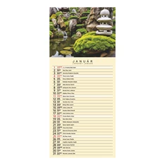 Kalendart 2026 T099 Gardens falinaptár