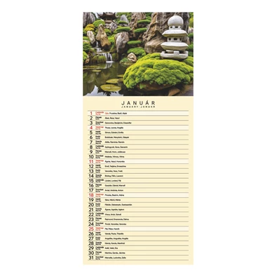 Kalendart 2026 T099 Gardens falinaptár